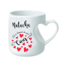 Mug anse coeur